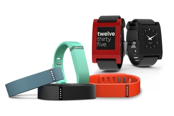 assorted wearable tech bands